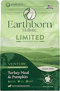 Earthborn Dog Venture Grain Free Turkey Pumpkin Dry Dog Food - main product image