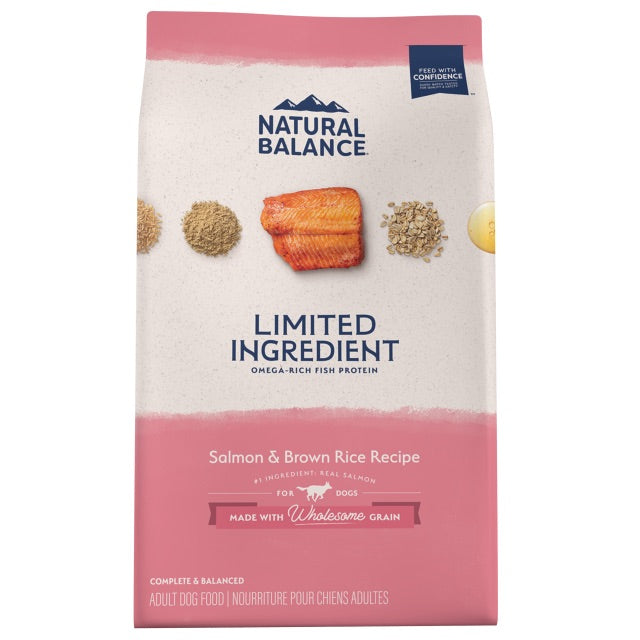 Natural Balance Limited Ingredient Salmon Brown Rice Dry Dog - main product image