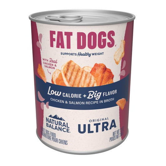 Natural Balance Fat Dogs Chicken & Salmon Dog Can (13oz) - main product image