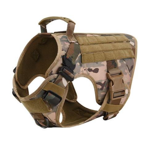 Military Tactical Dog Harness German Shepherd Adjustable Pet