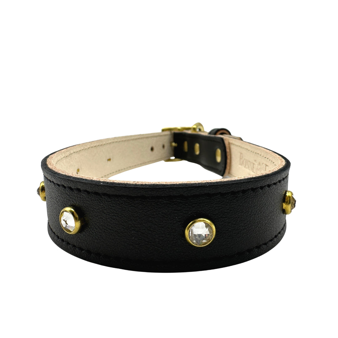 Dog Collar Plain Leather Collar for Daily Use for Comfort - gallery product image for dog collar