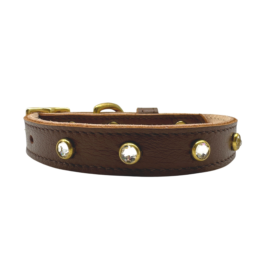 Dog Collar Plain Leather Collar for Daily Use for Comfort - gallery product image for dog collar
