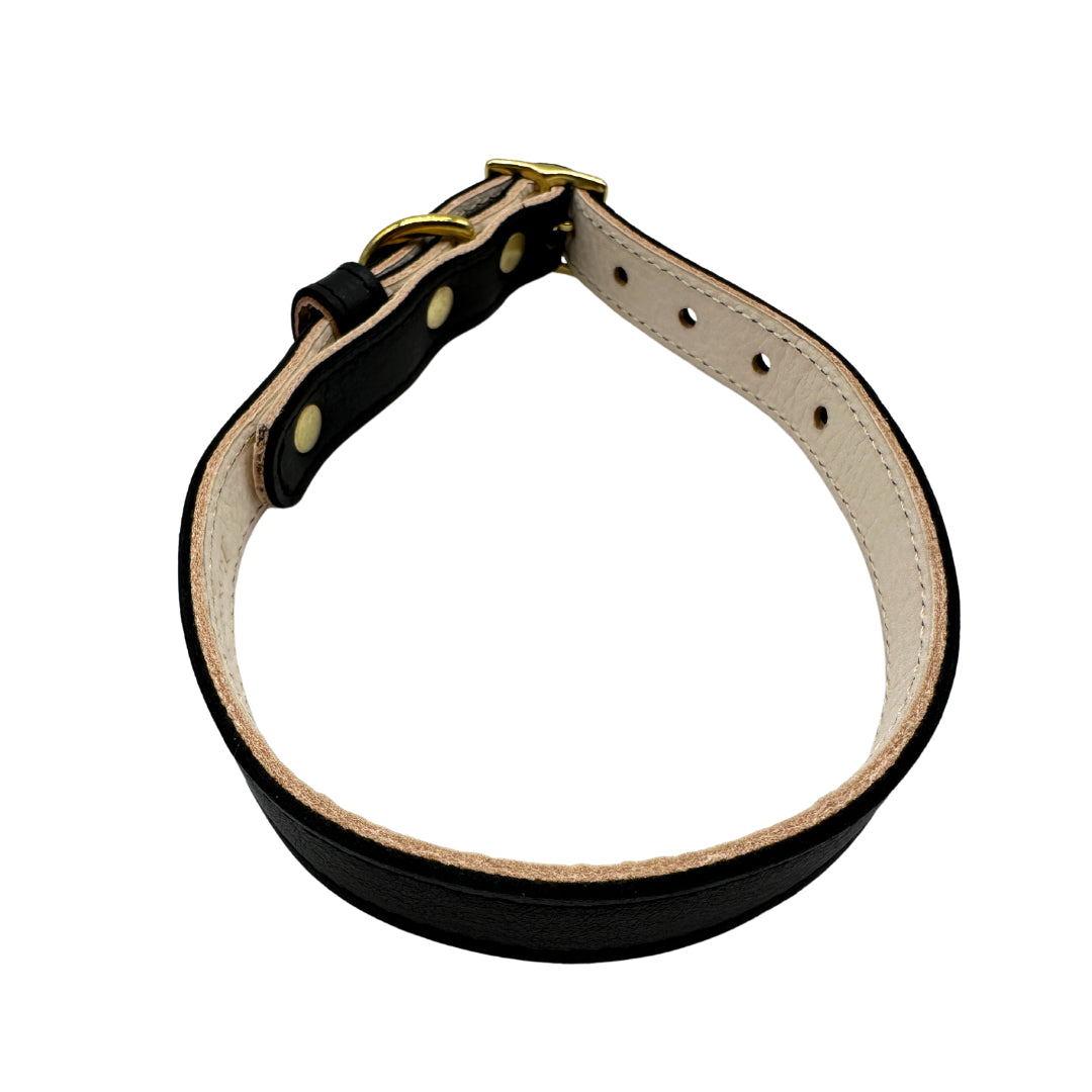 Dog Collar Plain Leather Collar for Daily Use for Comfort - gallery product image for dog collar