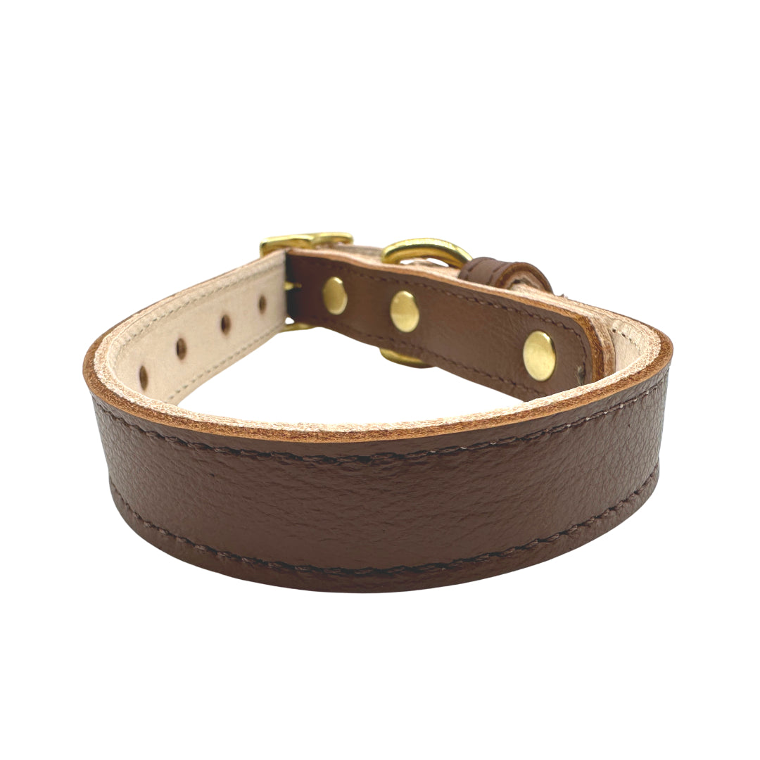 Dog Collar Plain Leather Collar for Daily Use for Comfort - gallery product image for dog collar