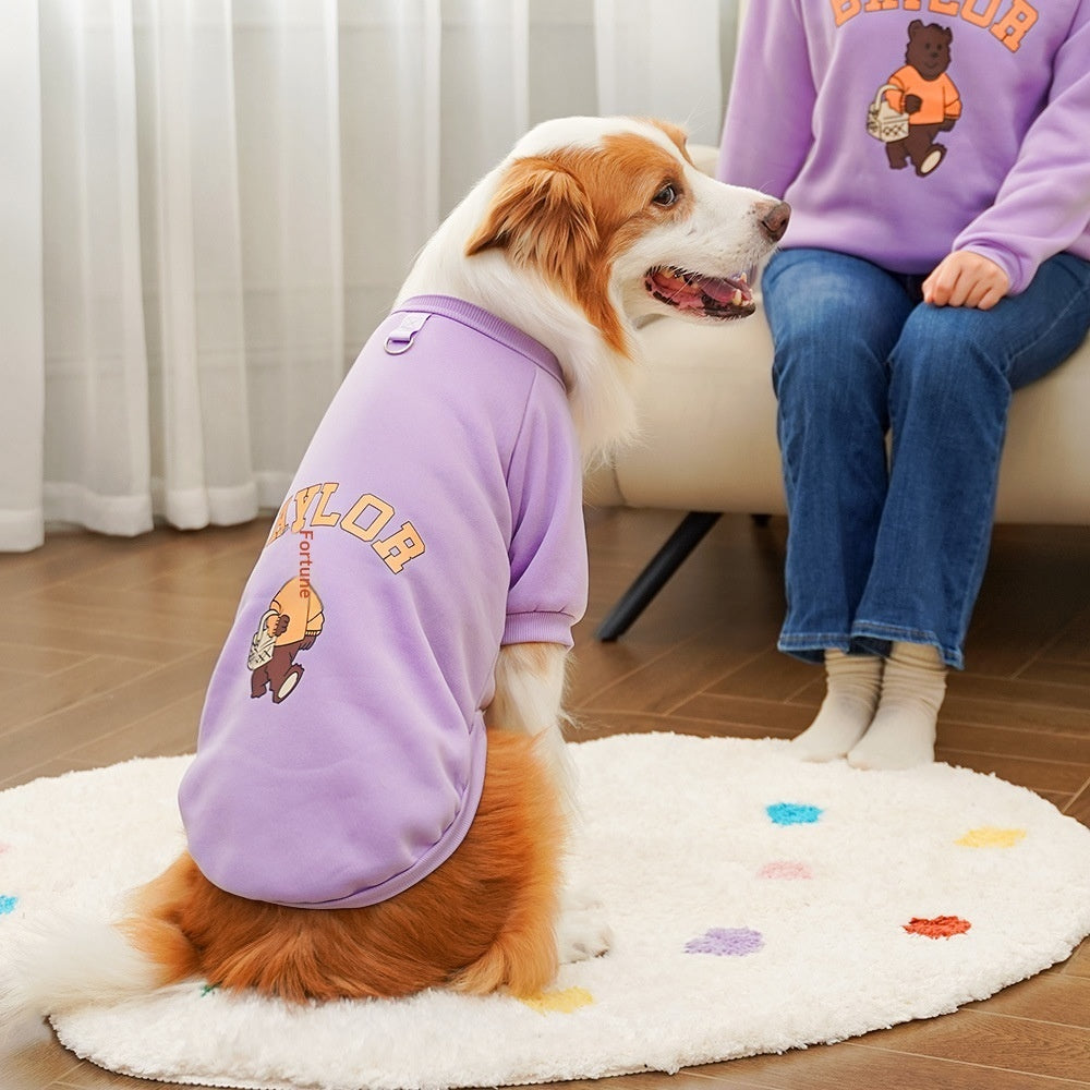 Autumn And Winter Parent Child Pet Clothing Dog Clothes And - gallery image 12