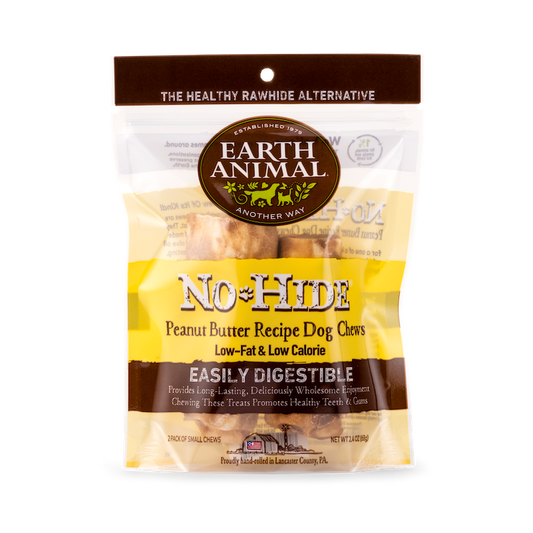 Earth Animal No Hide Peanut Butter Small Dog Treats 2 Pack 2 - main product image