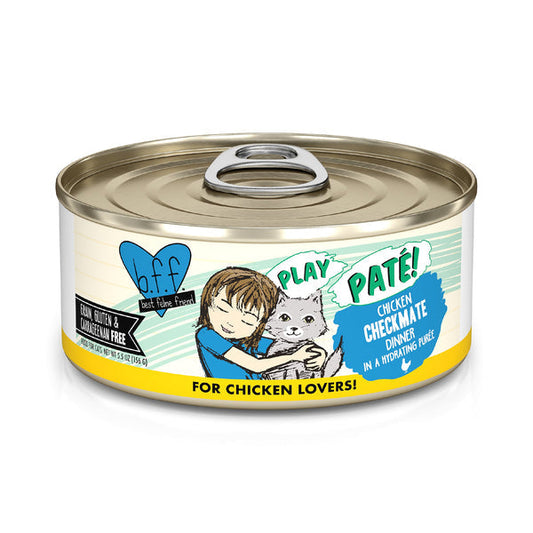BFF Play Pat� Adult Checkmate Chicken Wet Cat Food (5.5oz) - main product image