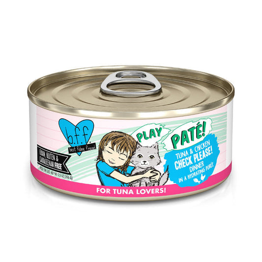 Bff Play Pate Check Please Tuna And Chicken Wet Cat Food 5 - main product image