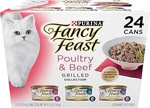 Fancy Feast Chicken, Turkey & Beef Grilled Variety 3oz 24Ct - main product image