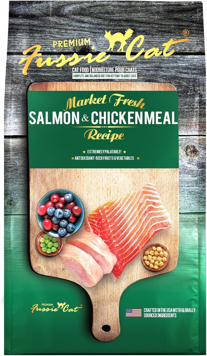 Fussie Cat Market Fresh Dry Cat Salmon & Chicken (3.5lb) - main product image