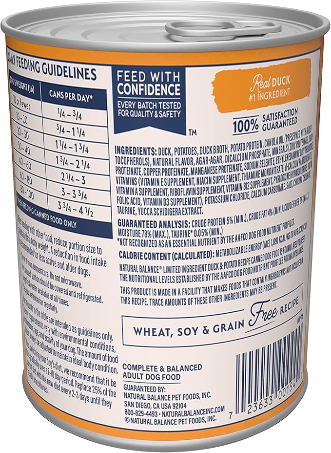 Wet Dog Food Premium Duck Recipe 13oz Daily Meals Premium - detail view