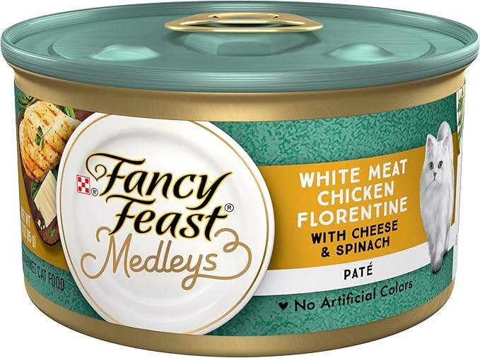 Fancy Feast Medleys Chicken With Cheese Garden Greens 3Oz - main product image