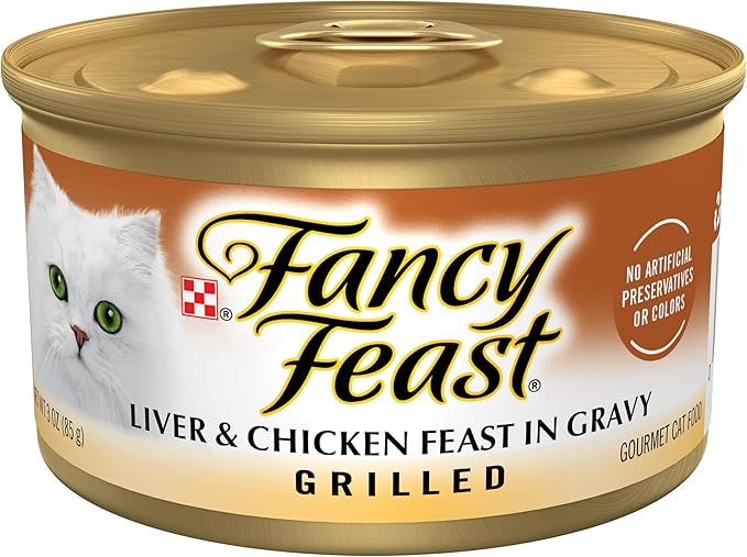 Fancy Feast Grilled Liver & Chicken Feast Wet Cat Food (3oz) - main product image