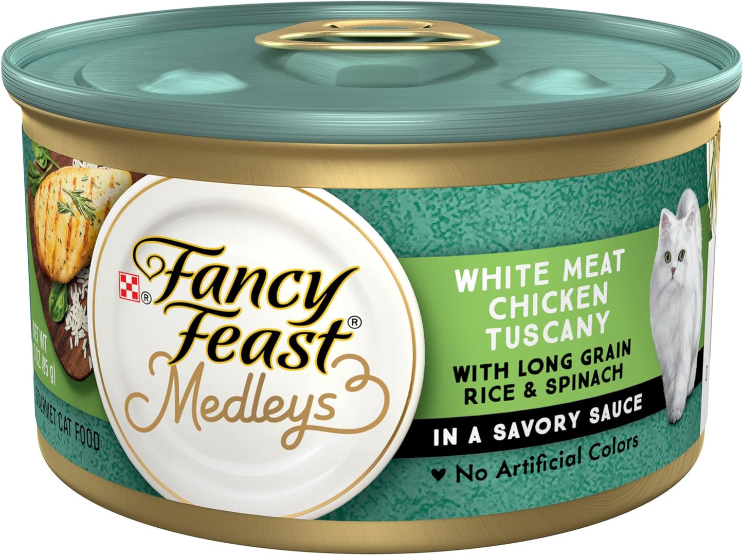 Fancy Feast Medleys Chicken Tuscany 3Oz Wet Cat Food Premium - main product image