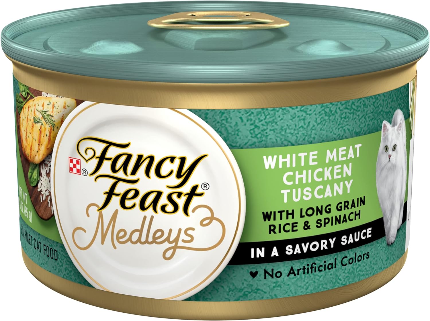 Fancy Feast Medleys Chicken Tuscany 3Oz Wet Cat Food Premium - main product image