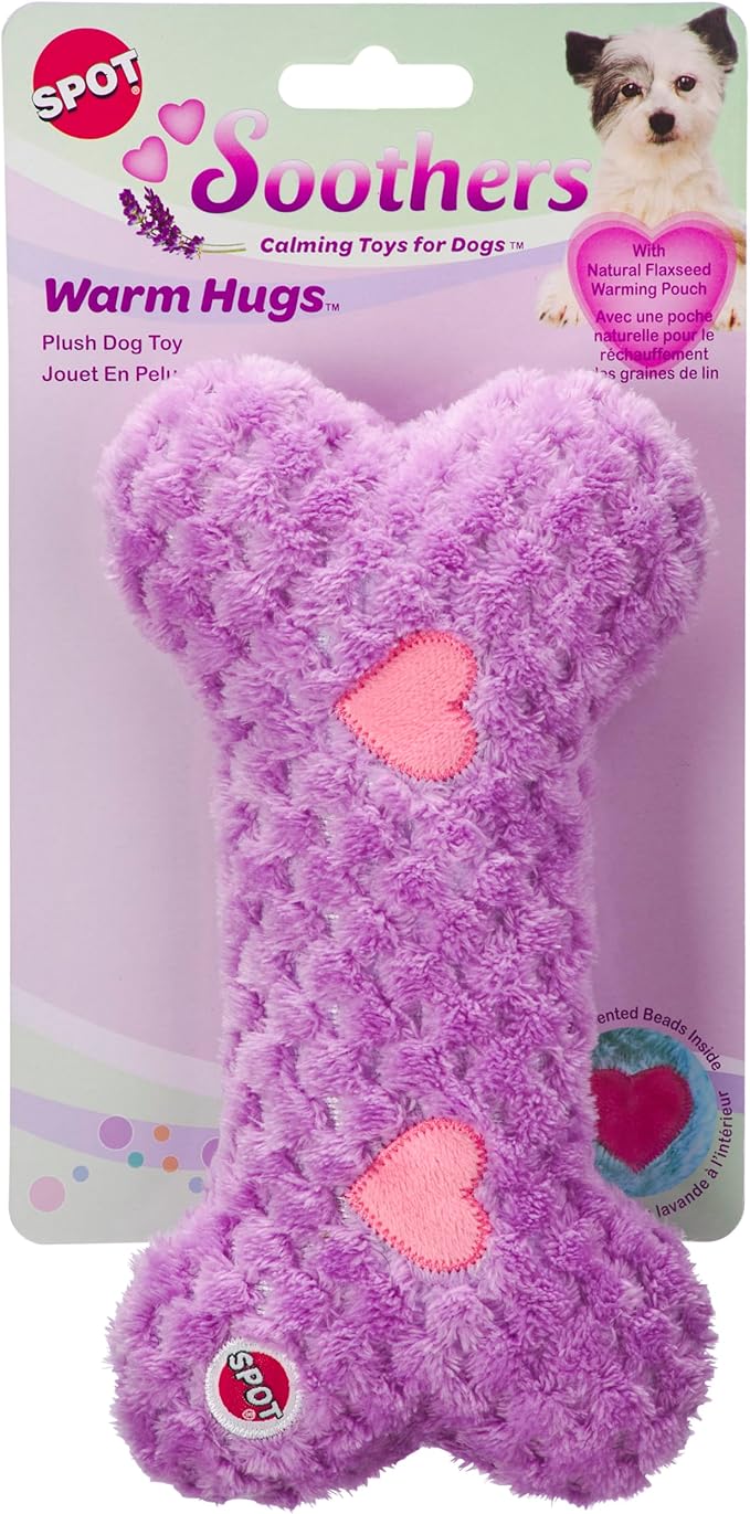 Spot Soothers Warm Hug Bone Interactive Dog Toy Durable Play - main product image