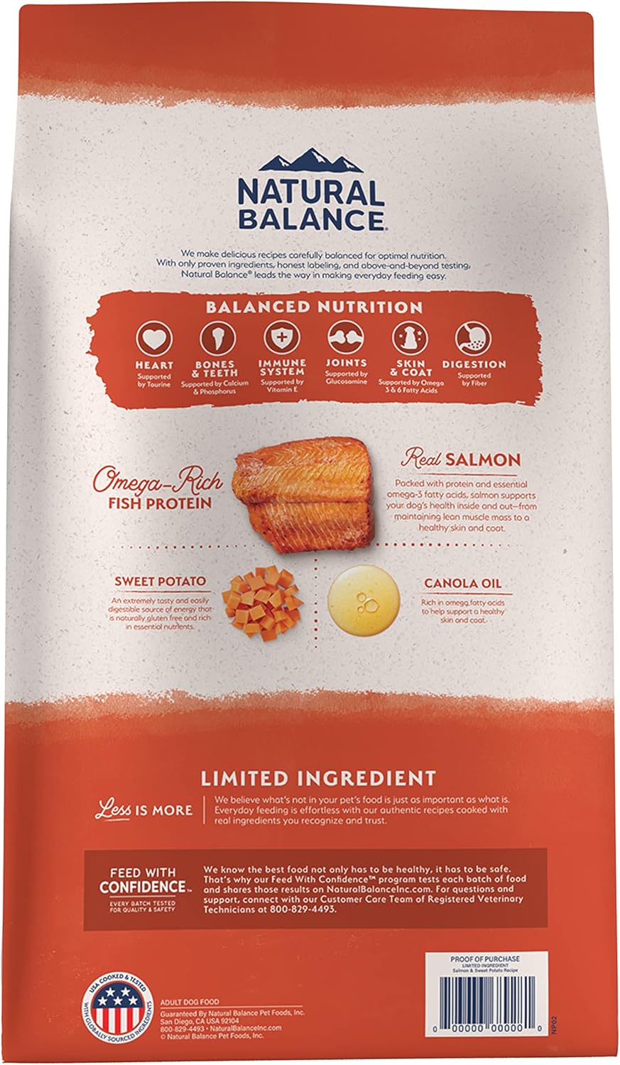 Natural Balance Limited Ingredient Salmon Sweet Potato Dry - detail view