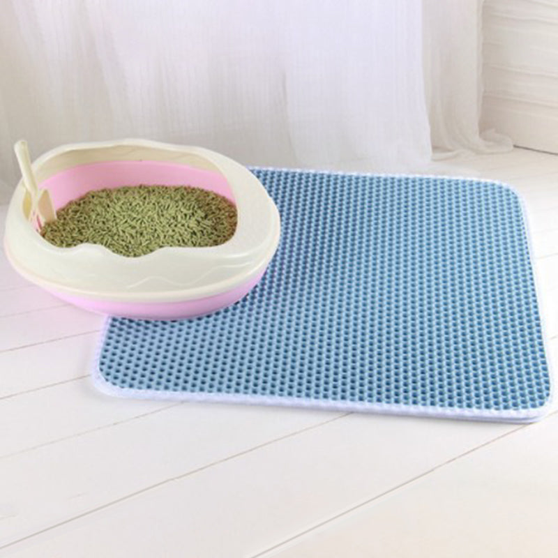 Double Layer Eva Pet Cat Litter Pad Sand Mat Cat Litter Pet - gallery image 7