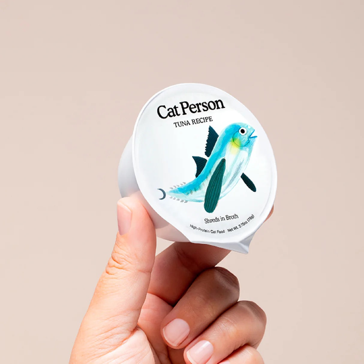 Cat Person Cat Shredded Tuna In Broth 2 75Oz Wet Cat Food - detail view