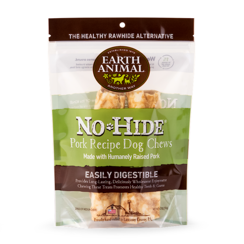 Earth Animal No Hide Medium Pork Dog Rolls (2pk) (4.2oz) - main product image