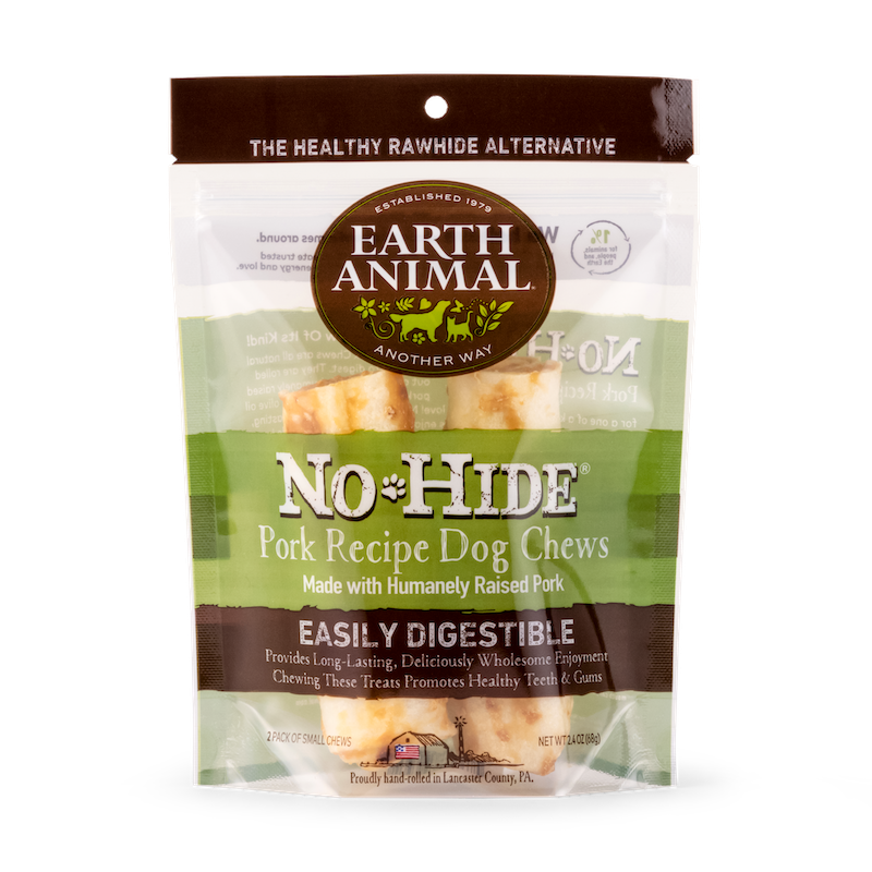 Earth Animal No Hide Small Pork Dog Rolls (2pk) (2.4oz) - main product image