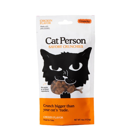 Cat Person Cat Treat Crunch Chicken 2Oz Cat Treats Premium - main product image