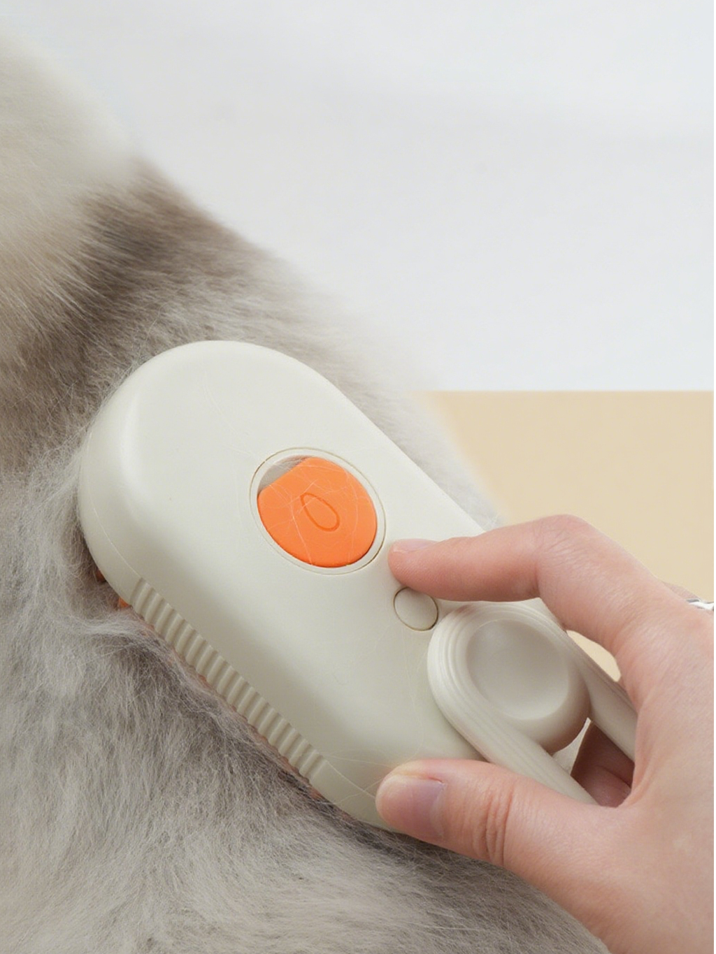 4-in-1 Steam Pet Grooming Brush - main product image