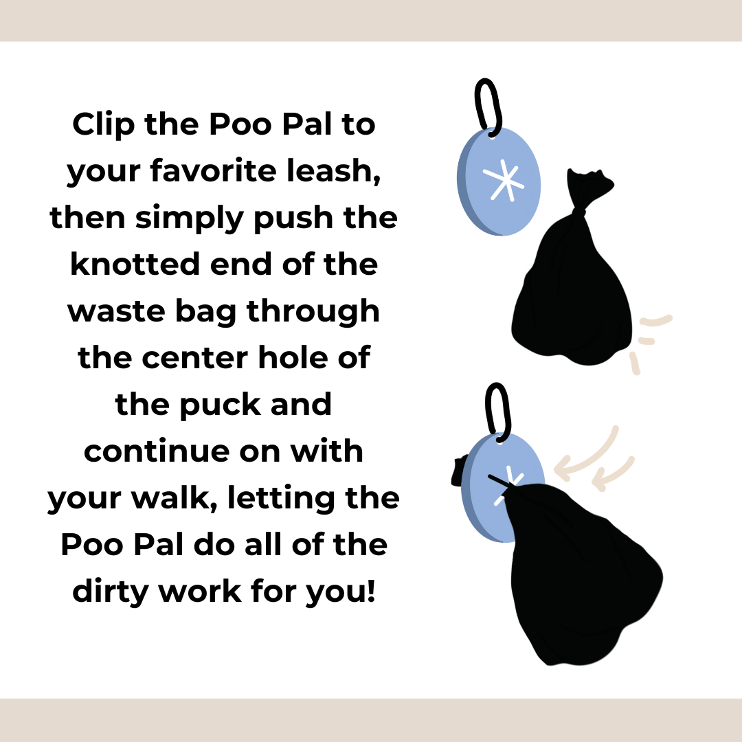 Pet Waste Bag Holder Poo Pal Mystery Pack for Daily Use - close up product image for pet waste bag holder