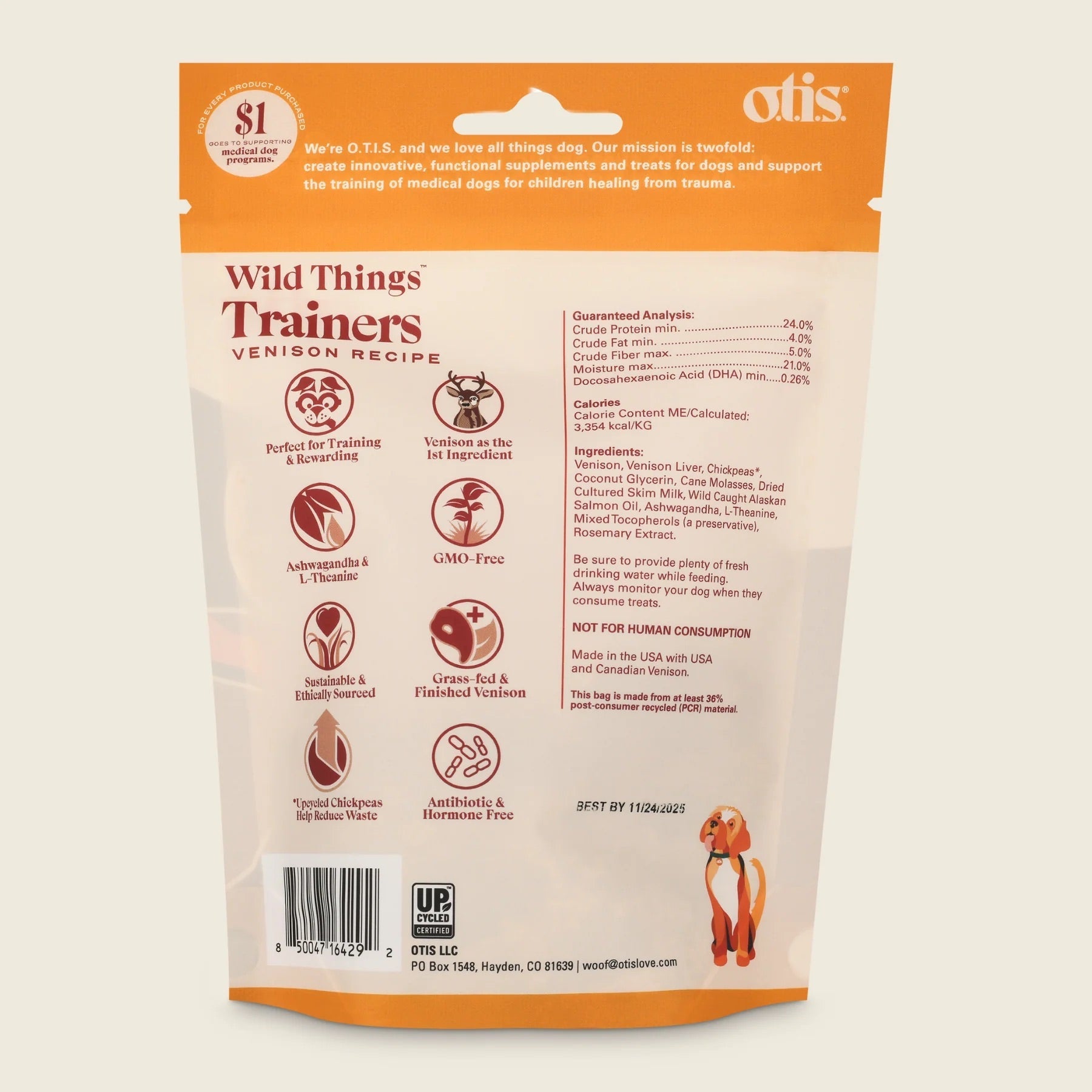 Dog Treats Premium Venison Chews 4oz Training Rewards Premiu - detail view