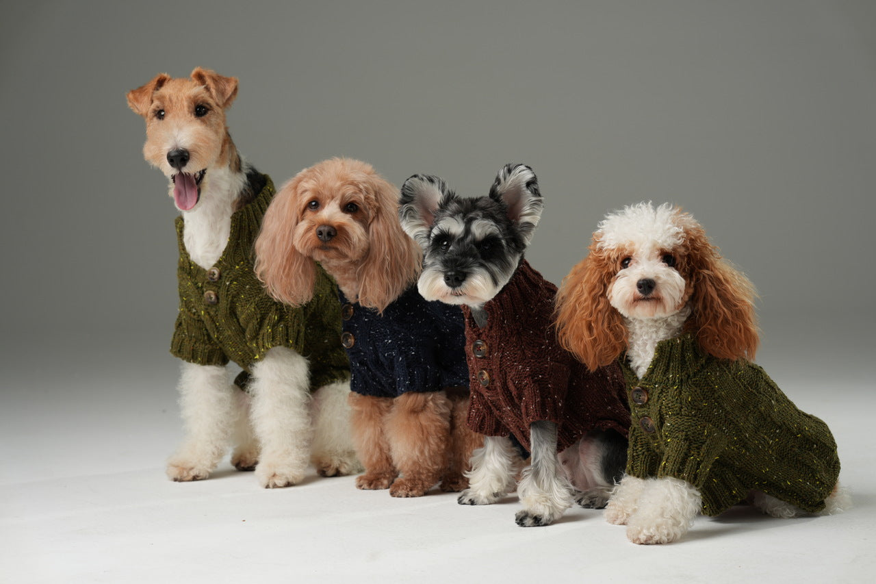Glacier Pet Sweater Navy Dog Sweaters Premium Pet Supply - gallery image 10