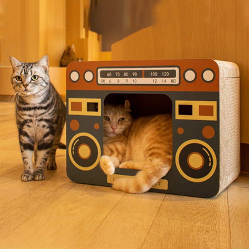 Tv Set Household Fashion Scratch Board Cat Litter Box Cat - main product image