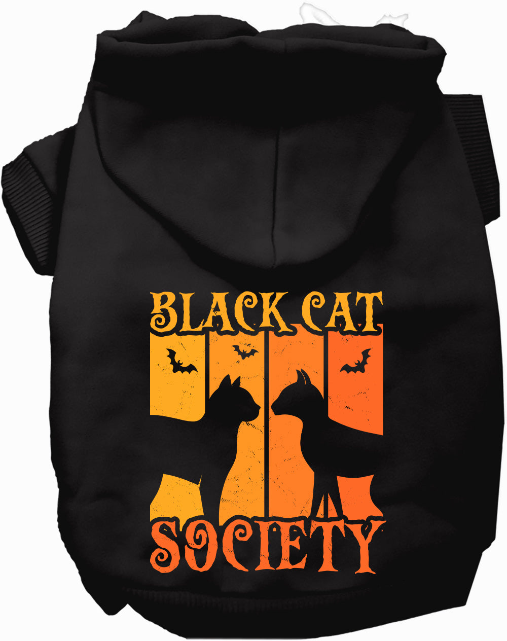 Dog Hoodie Black Cat Society Halloween for Festive Style for - main product image