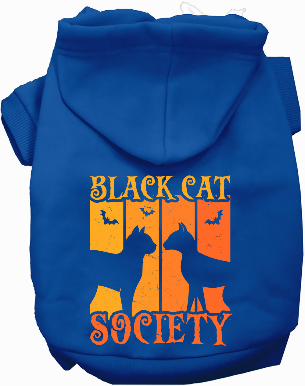 Dog Hoodie Black Cat Society Halloween for Festive Style for - lifestyle view