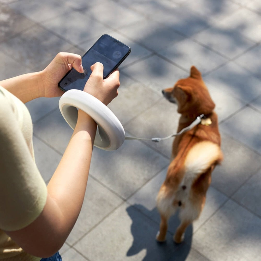 Smart Remote Moestar Retractable Dog Ring Led Lighting Puppy - detail view