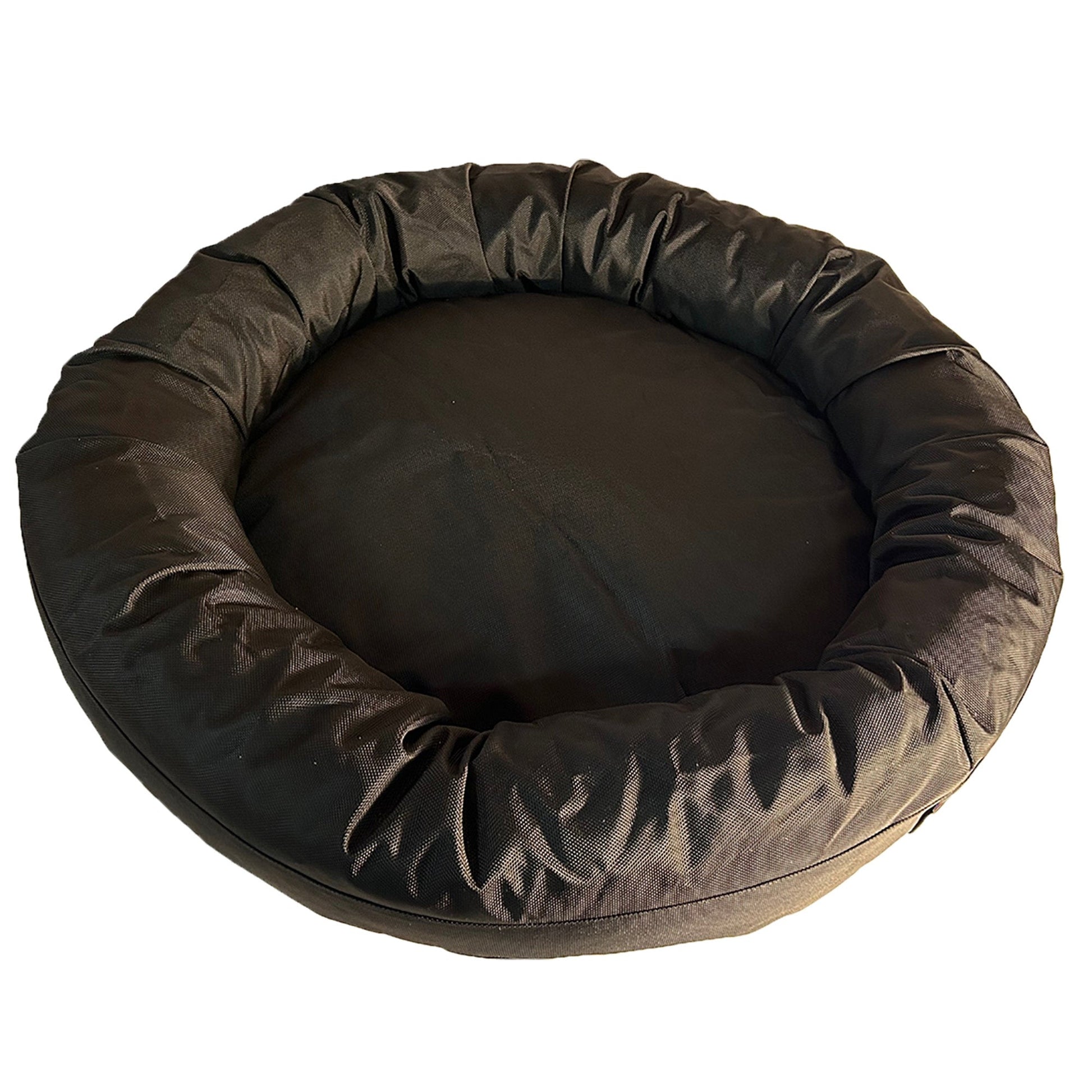Dog Bed Round Bolstered Armor Washable Pet Bed Comfort - lifestyle view