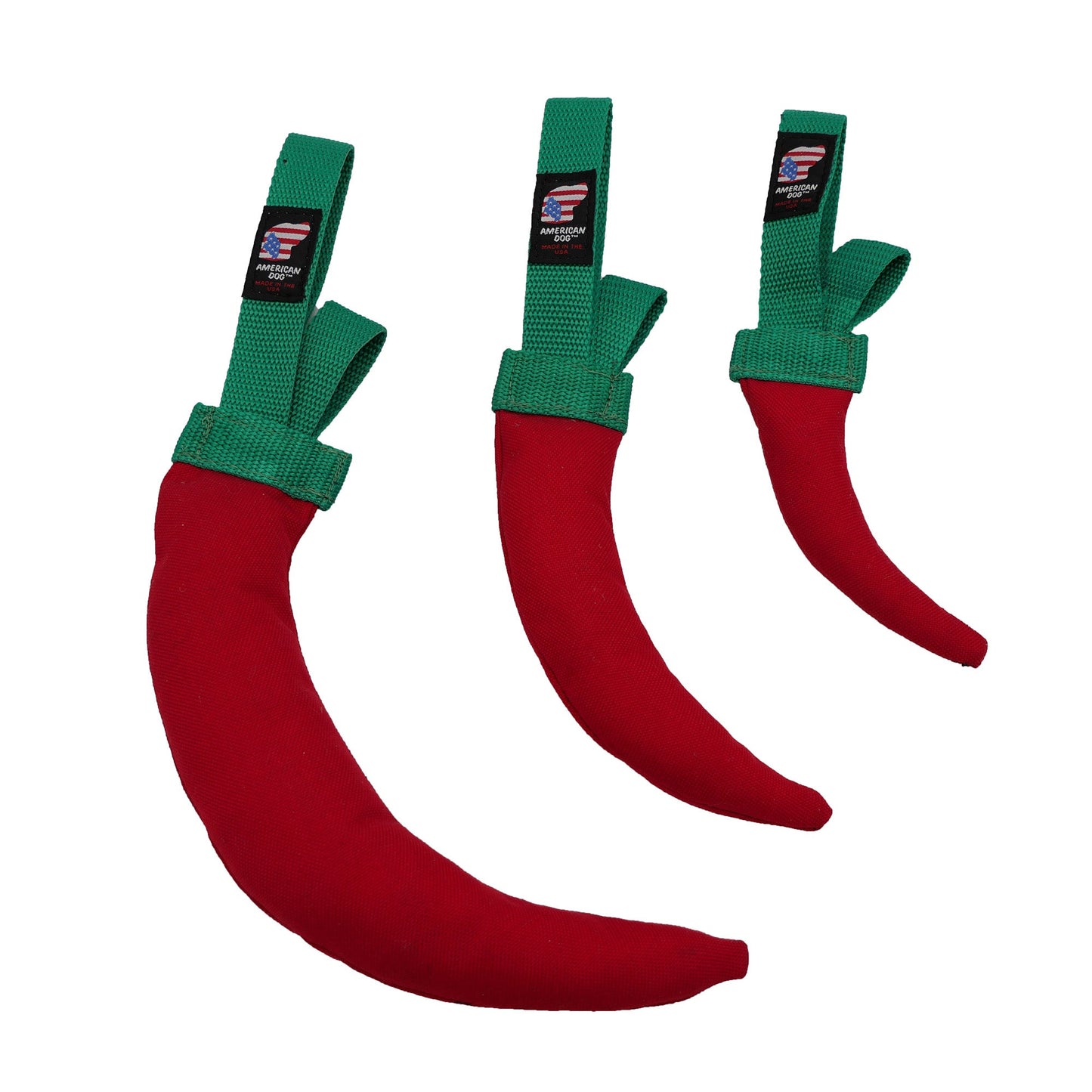 Dog Toy Chili Peppers Interactive Plush Chew Play Durable - main product image