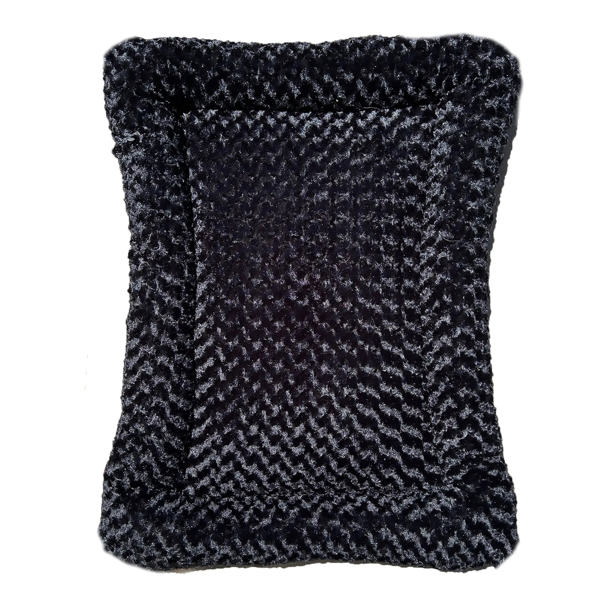 Dog Bed Rectangle Bolstered Furvana Cloud Washable Pet Bed - detail view