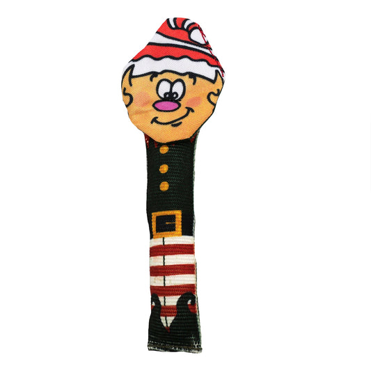 Dog Toy Fire Hose Elf Tug Interactive Plush Chew Play Durabl - main product image