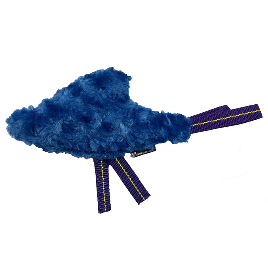 Dog Toy Flyin Fish Interactive Plush Chew Play Durable Fun - detail view