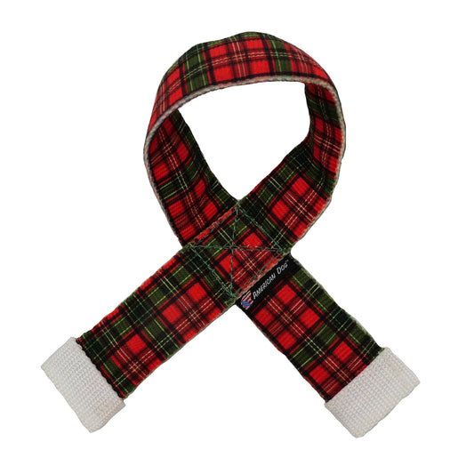 Dog Toy Fire Hose Holiday Scarf Tug Interactive Plush Chew - main product image