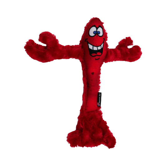 Dog Toy Larry The Lobster Interactive Plush Chew Play Durabl - detail view