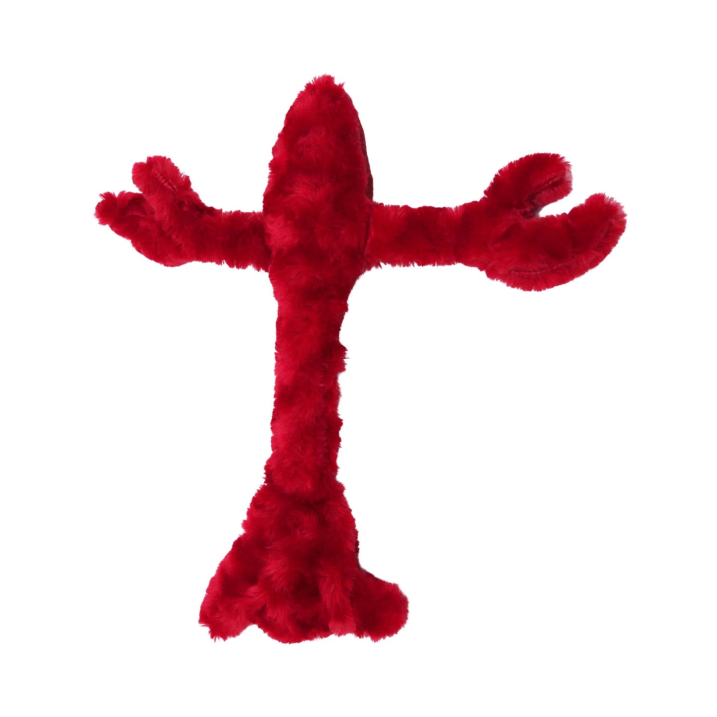 Dog Toy Larry The Lobster Interactive Plush Chew Play Durabl - lifestyle view
