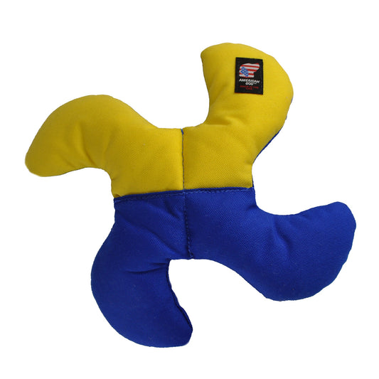 Dog Toy Lucky Star Flyer Interactive Plush Chew Play Durable - main product image