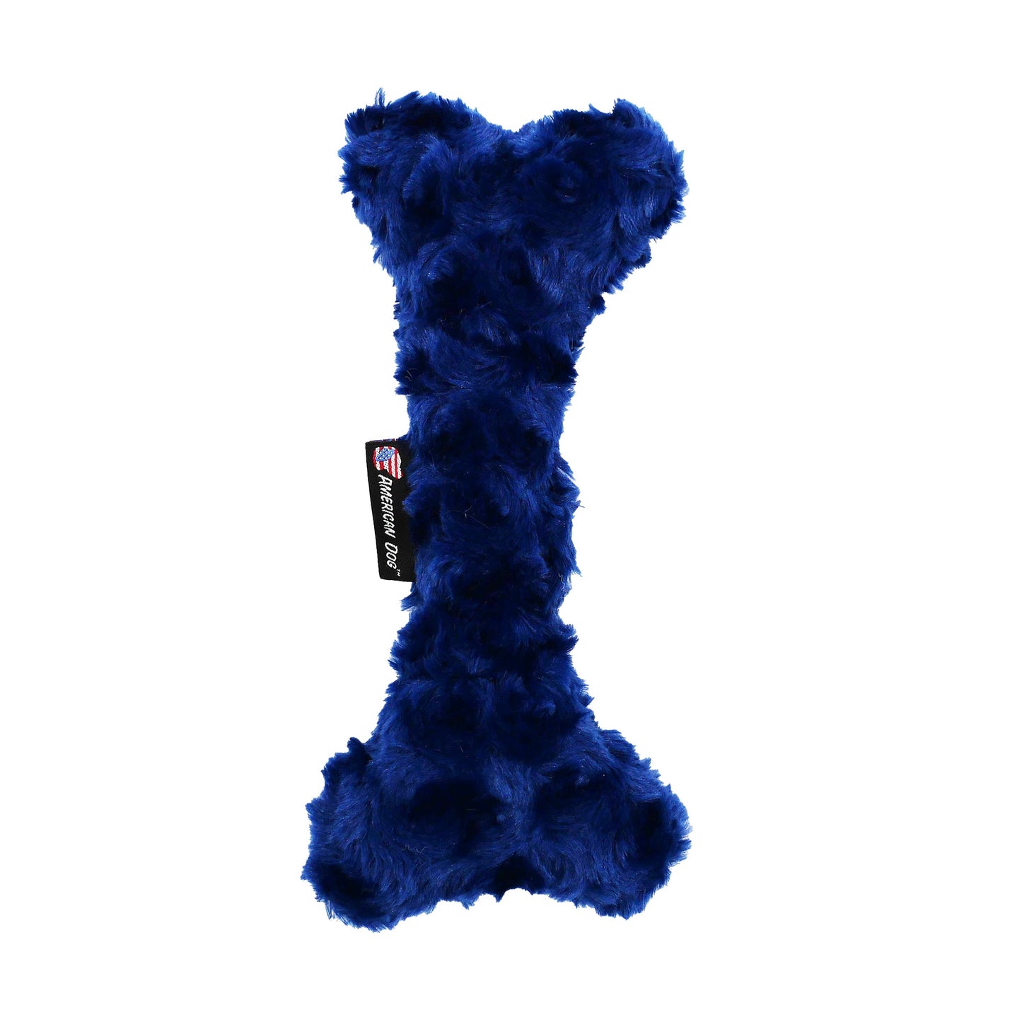 Dog Toy Nuggle Bones Interactive Plush Chew Play Durable Fun - close up view
