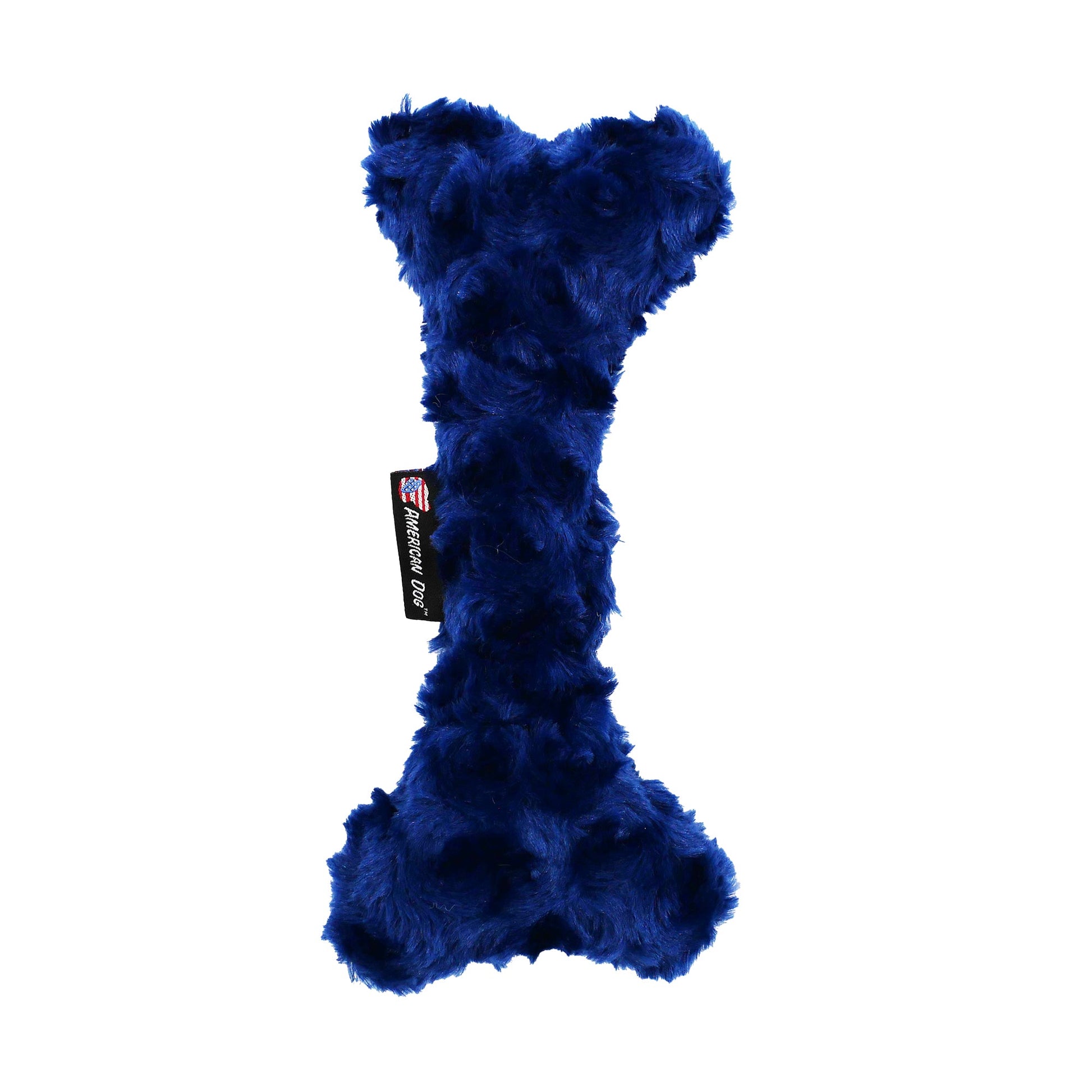 Dog Toy Nuggle Bones Interactive Plush Chew Play Durable Fun - close up view