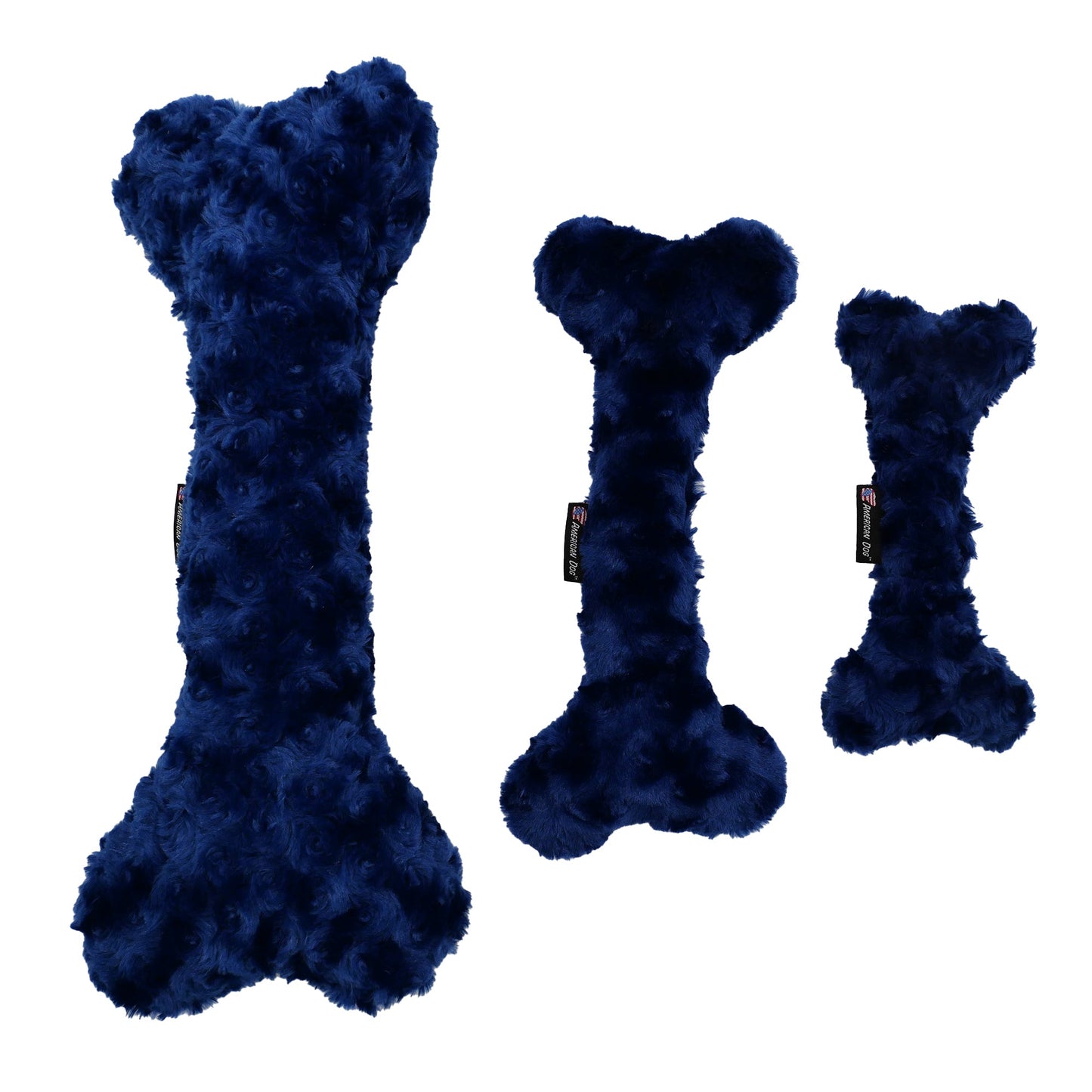 Dog Toy Nuggle Bones Interactive Plush Chew Play Durable Fun - main product image