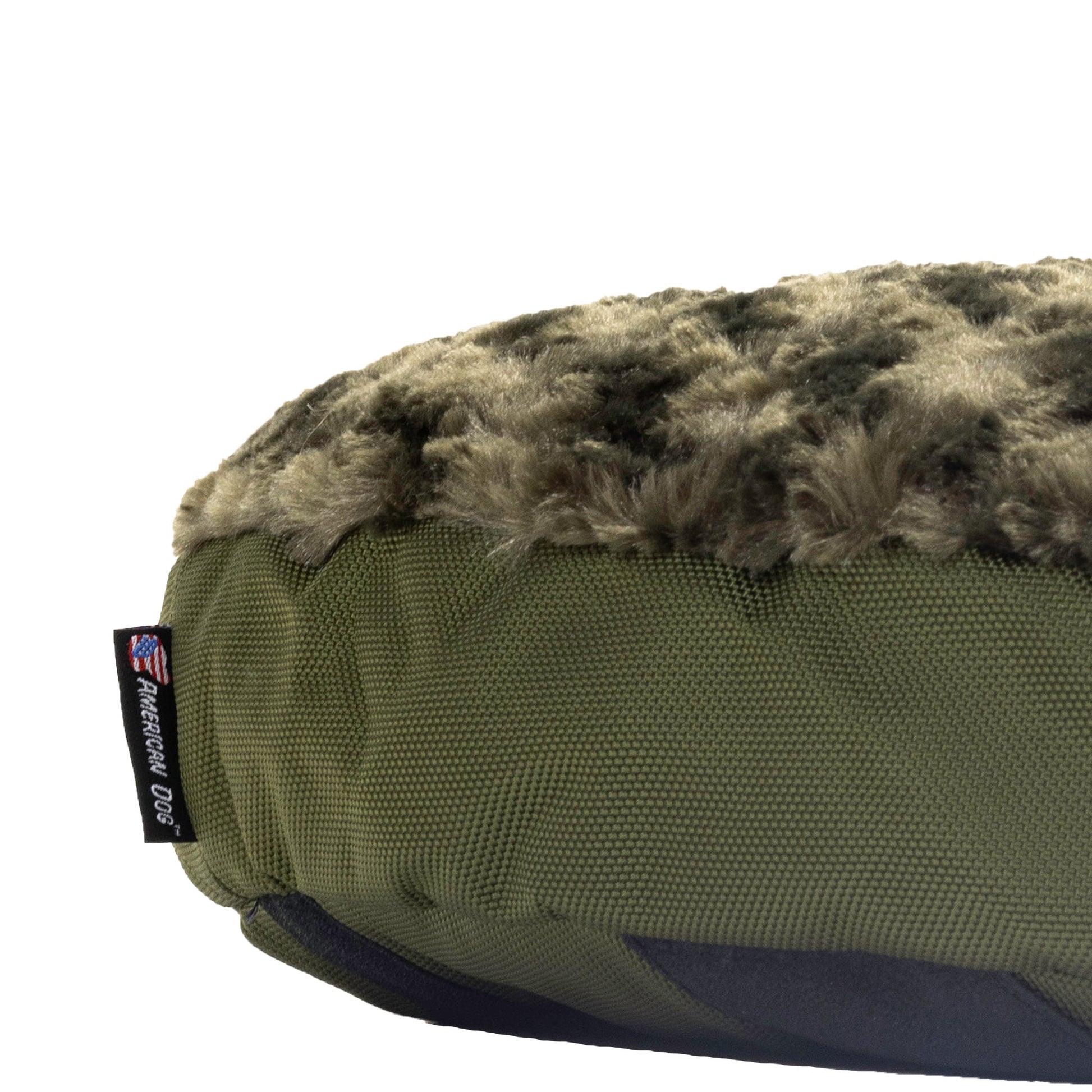 Dog Bed Round Furvana Washable Pet Bed Comfort Premium - lifestyle view