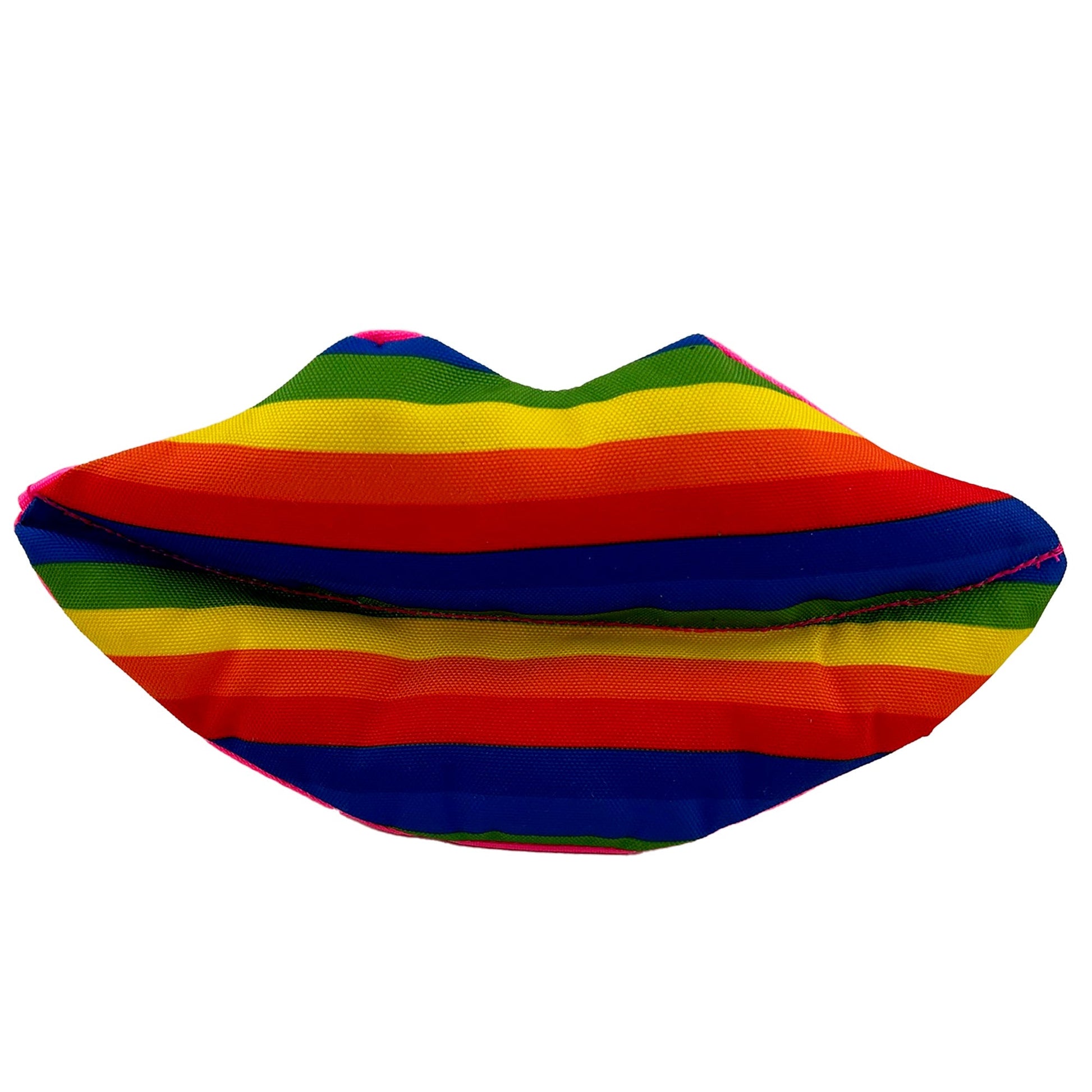 Dog Toy Rainbow Lips Interactive Plush Chew Play Durable Fun - main product image