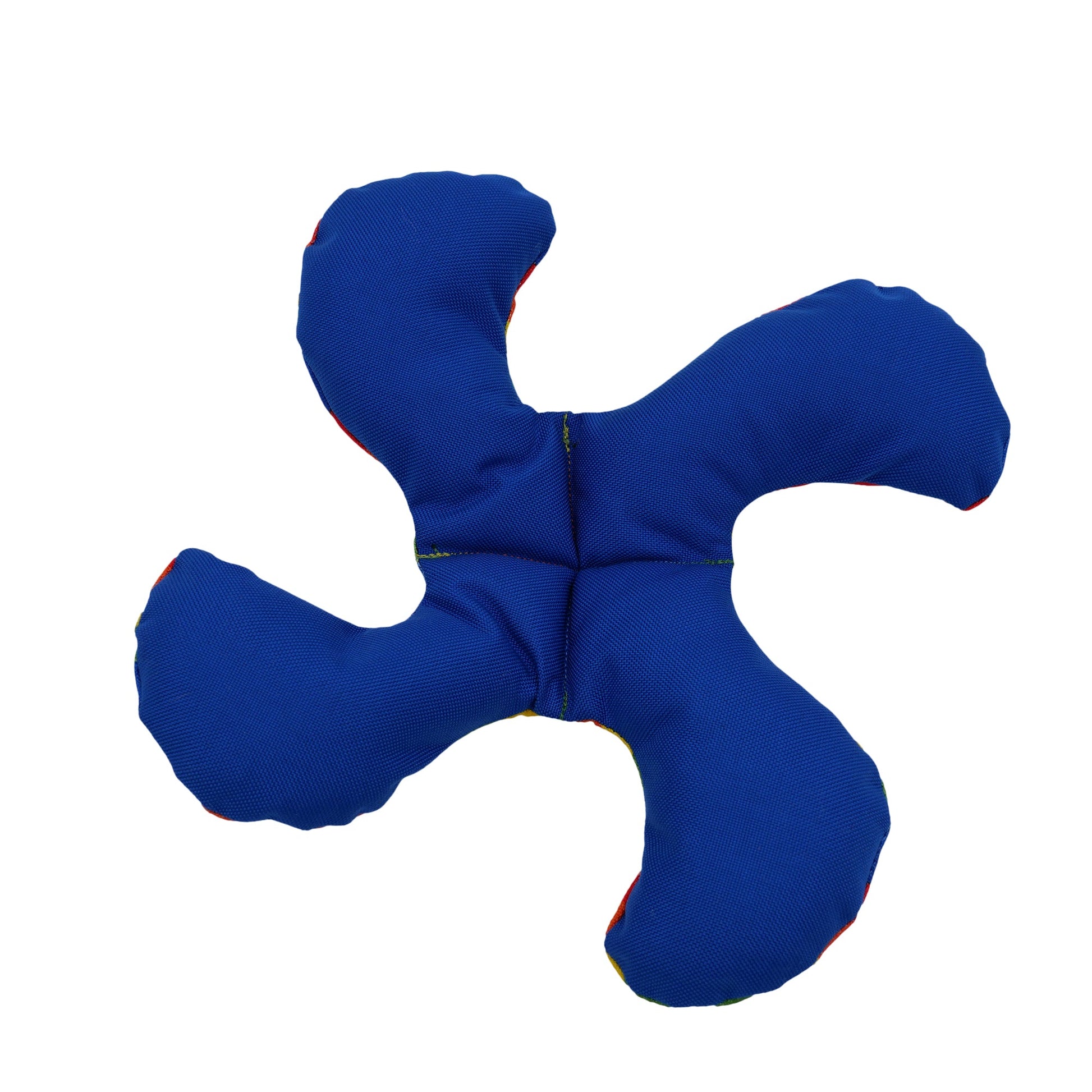 Dog Toy Lucky Star Flyer Interactive Plush Chew Play Durable - lifestyle view