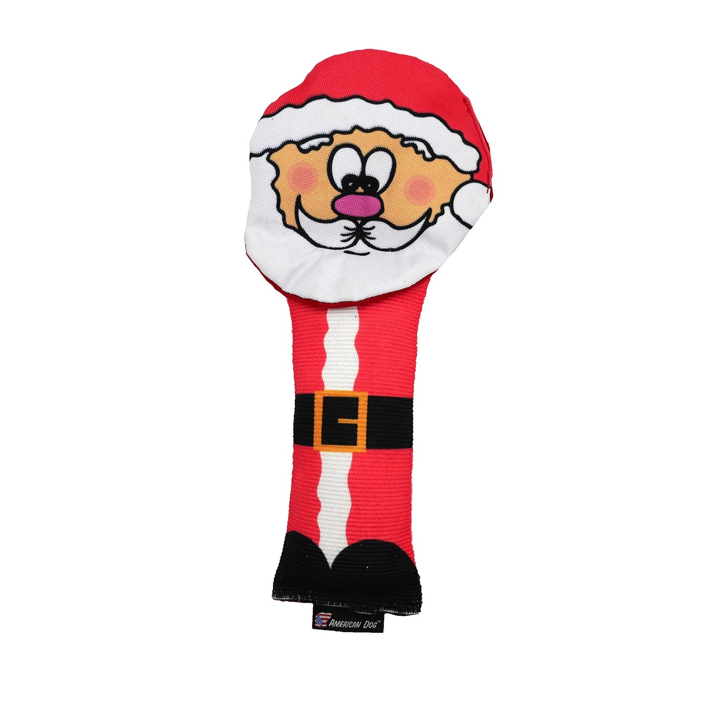 Dog Toy Fire Hose Santa Toy Interactive Plush Chew Play Dura - main product image